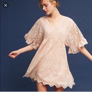 NWT Akemi + Kin Brooke Eyelet Swing Dress